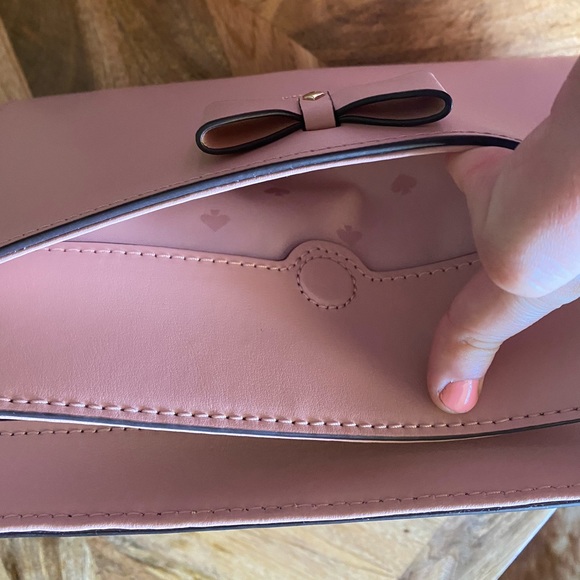 Kate Spade Crossbody Pink Bow Purse - NWOT - Picture 6 of 8